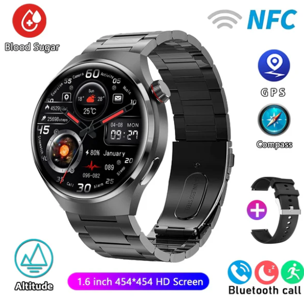 AMOLED Bluetooth waterproof smartwatch